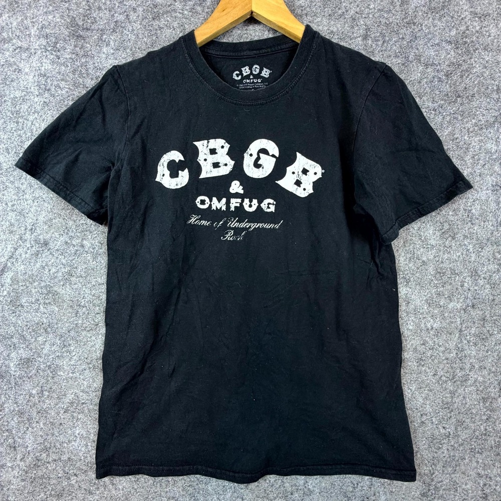 CBGB & OMFUG Shirt Small‎ Black Home of Underground Rock Punk Music 90s Style